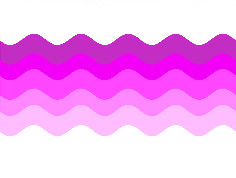 Wavy Lines Pattern Pink Shades