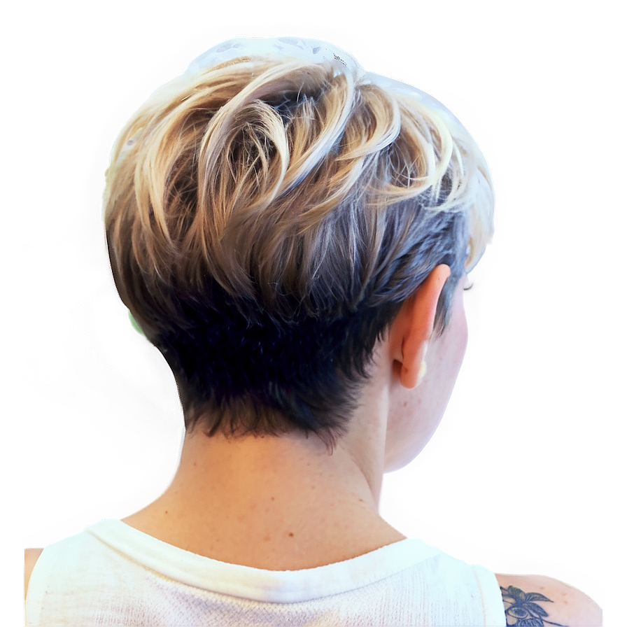 Wavy Pixie Cut Png Ikk