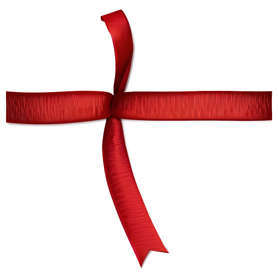 Wavy Red Ribbon Png Fji