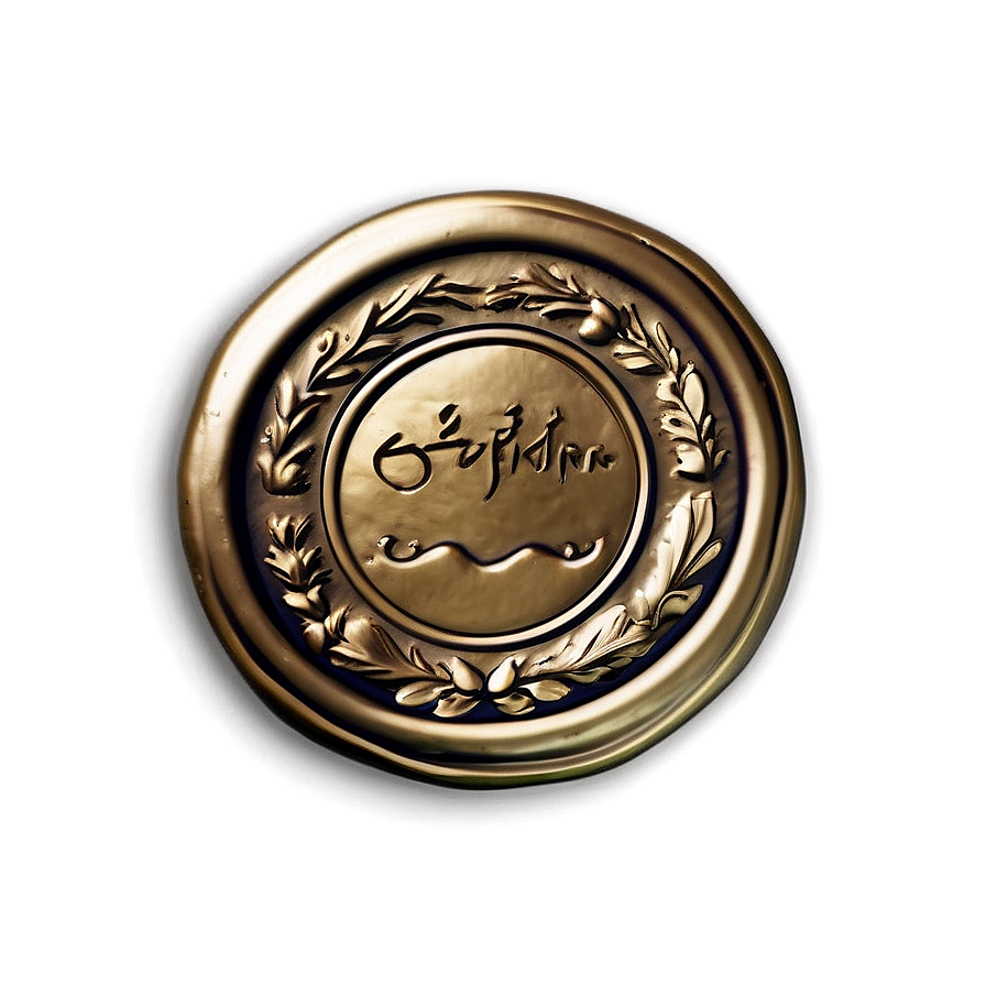 Wax Seal Emblem Png 06132024