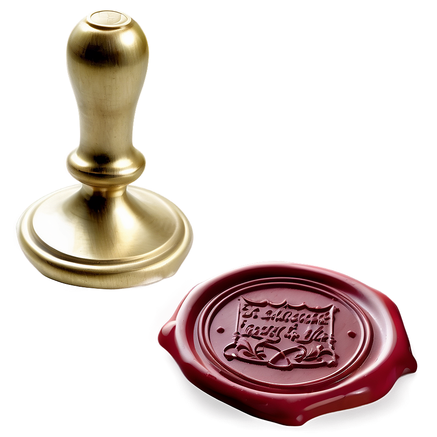 Wax Seal Stamp Png Vak