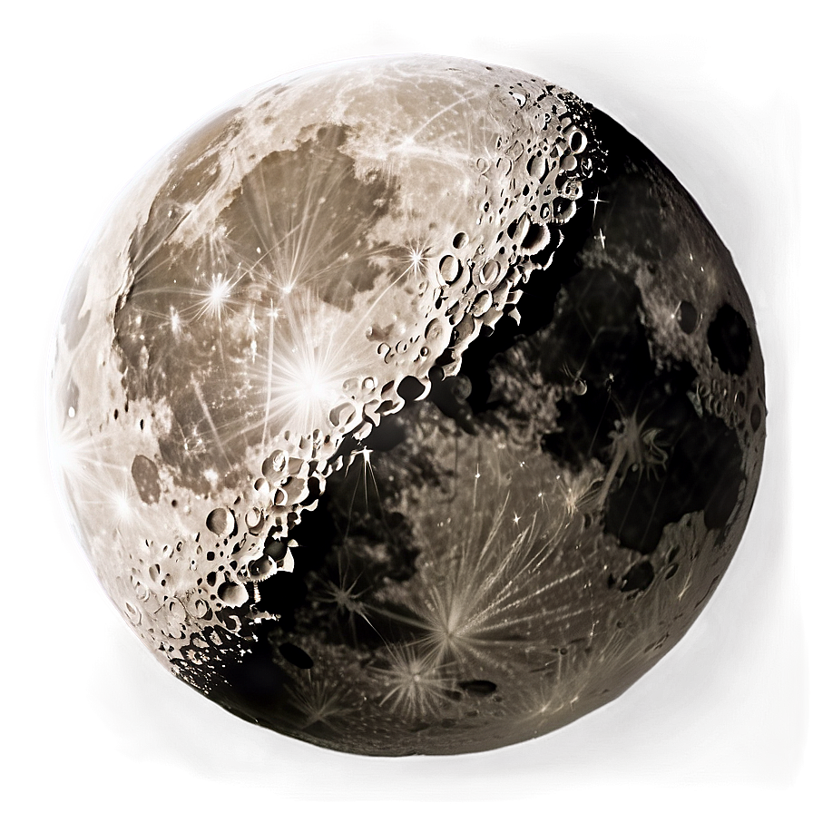 Waxing Moon Transparent Png Jui2