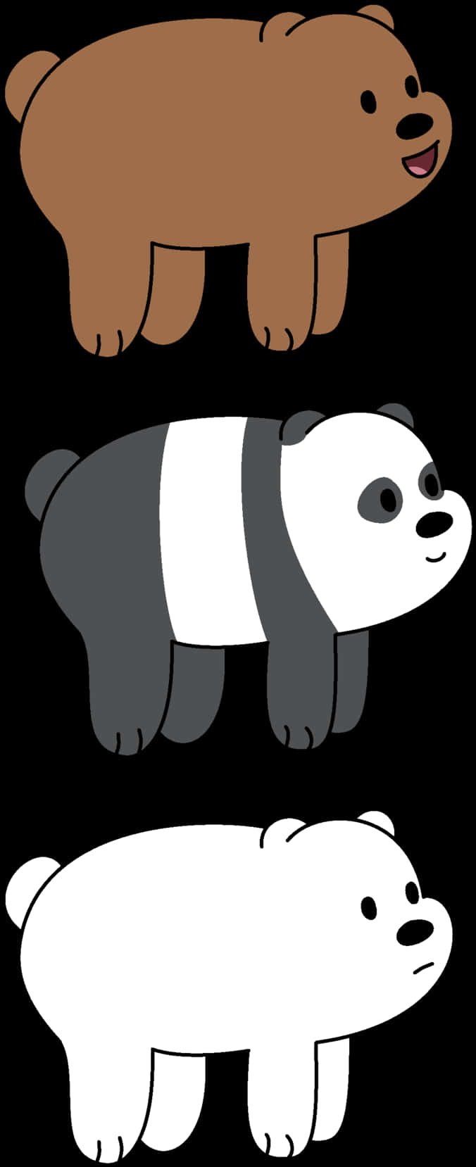 We Bare Bears Stacked Cartoon