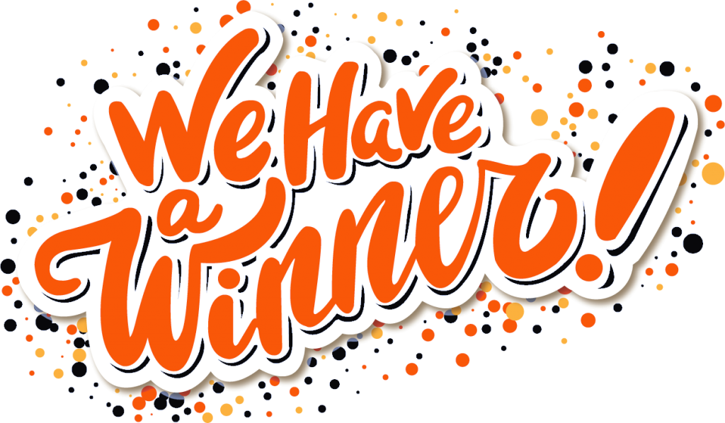 We Havea Winner Graphic