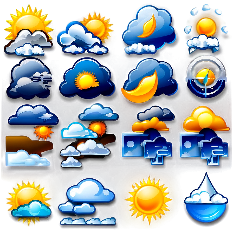 Weather Icons Collection Png 05242024