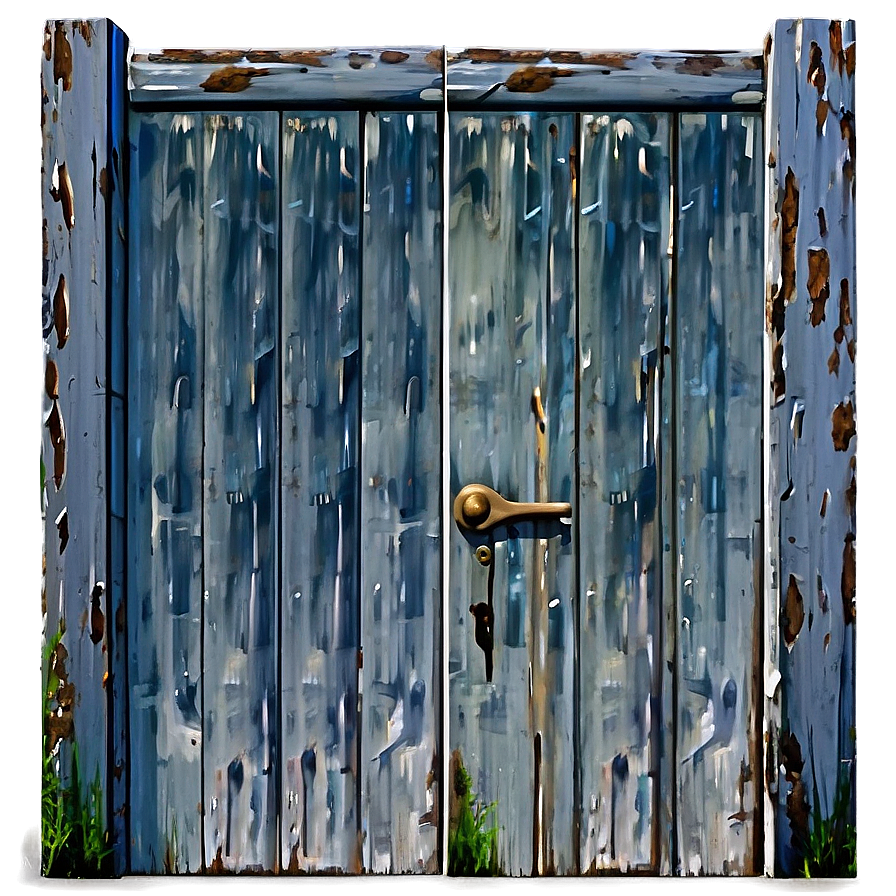 Weathered Farmhouse Door Png Uxc