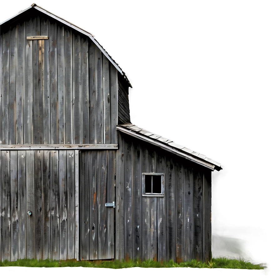 Weathered Gray Barn Png 5