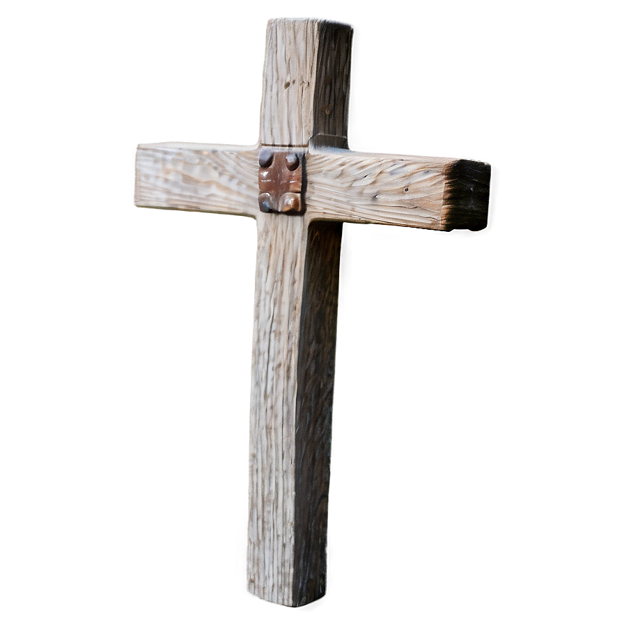 Weathered Wooden Cross Png 05252024