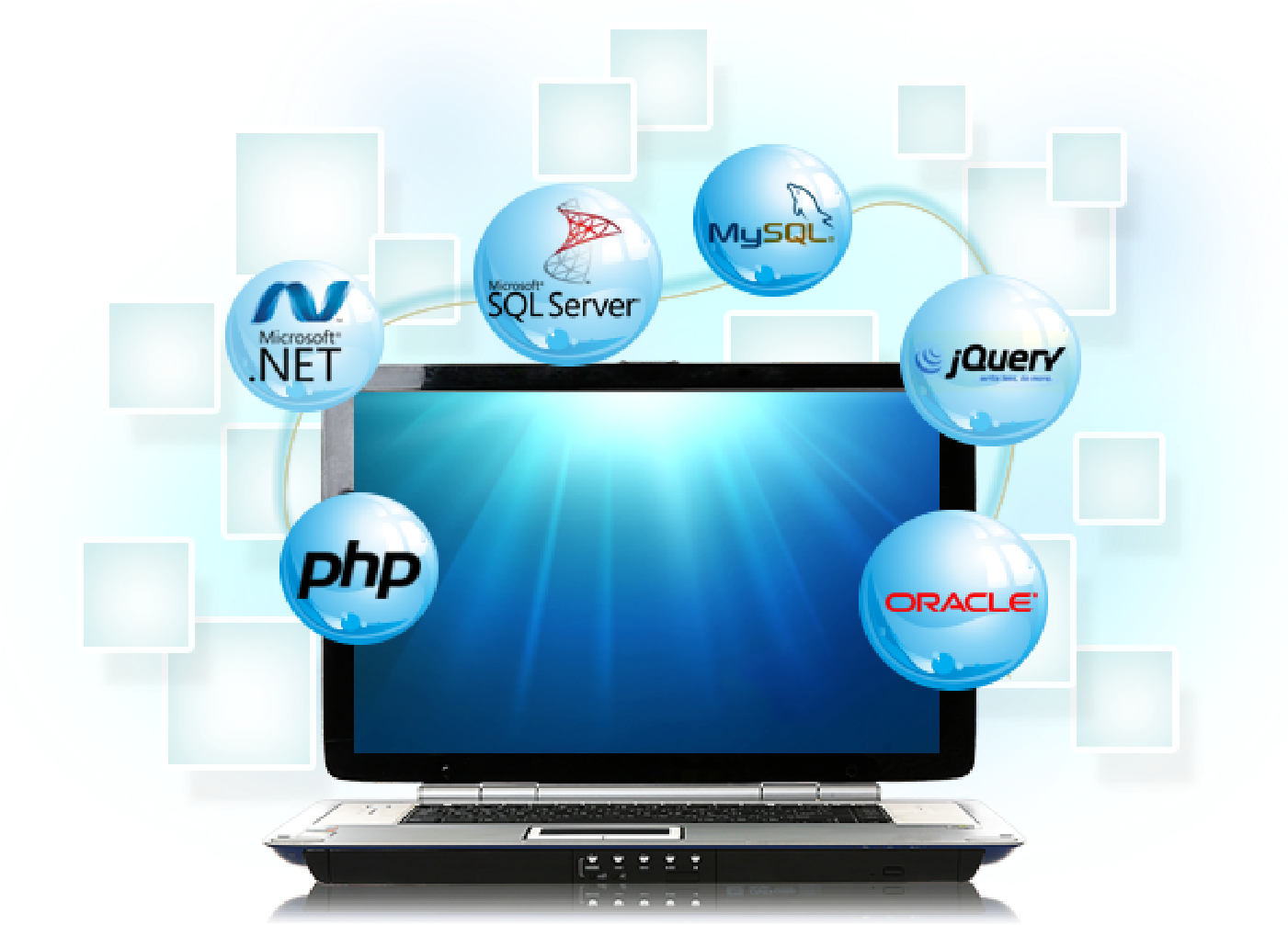 Web Development Technologies Concept