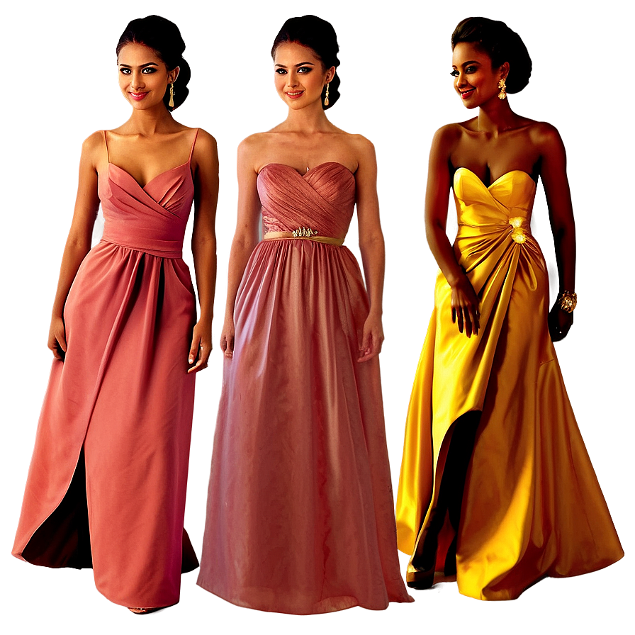 Wedding Bridesmaid Dresses Png 35