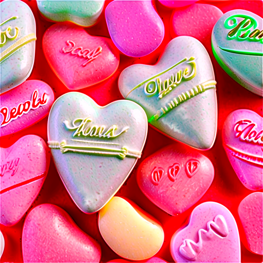 Wedding Candy Hearts Png Sjo