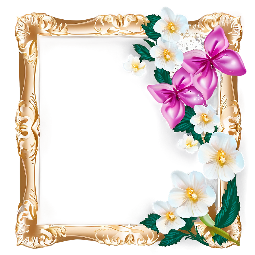 Wedding Cute Frame Png Edj42