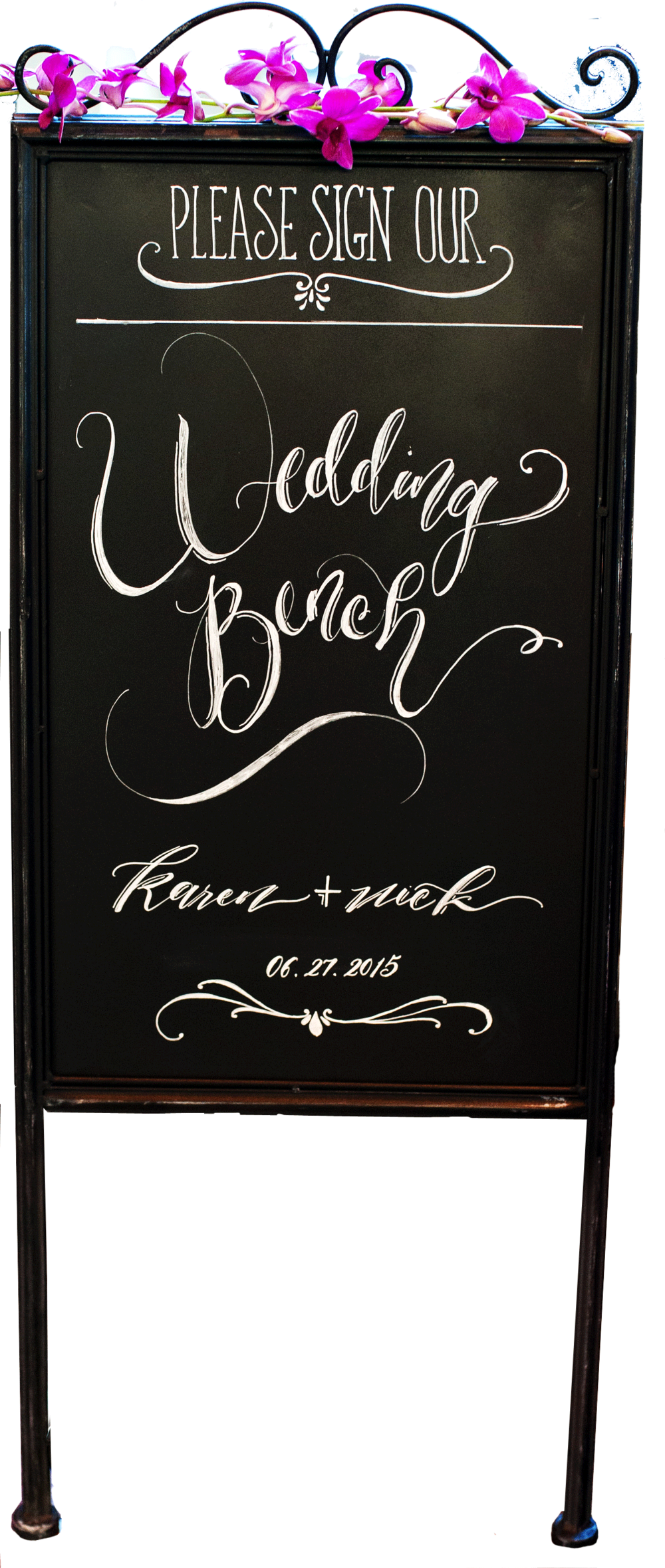 Wedding Guestbook Sign Chalkboard