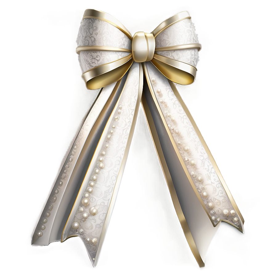 Wedding Pearl Gift Bow Png Vwu