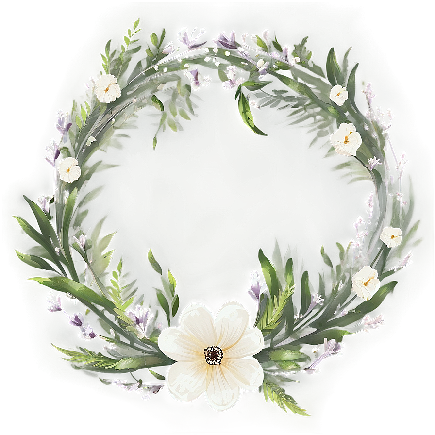 Wedding Wreath Illustration Png Cnv