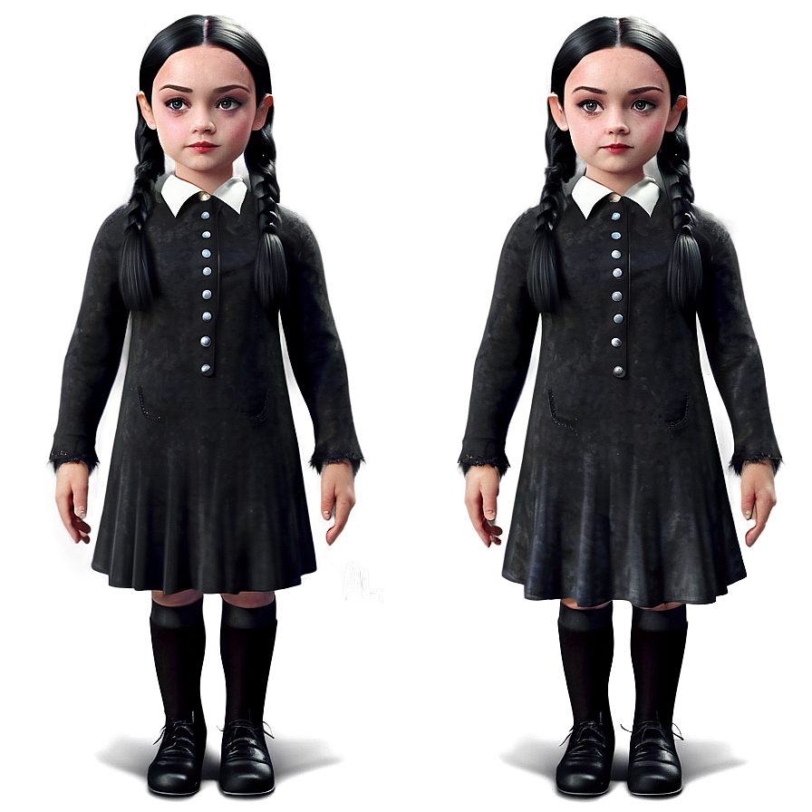 Wednesday Addams Character Art Png 05232024