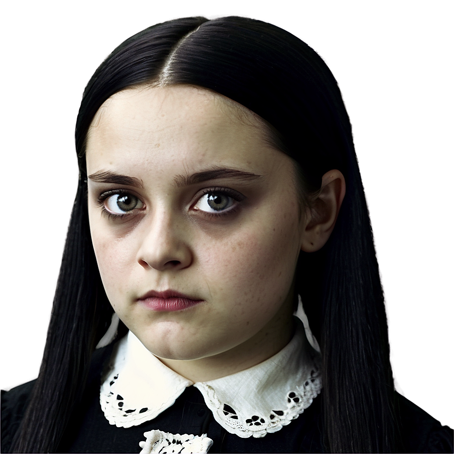 Wednesday Addams Vintage Look Png Kqb