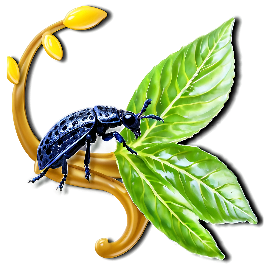 Weevil On Leaf Image Png 13