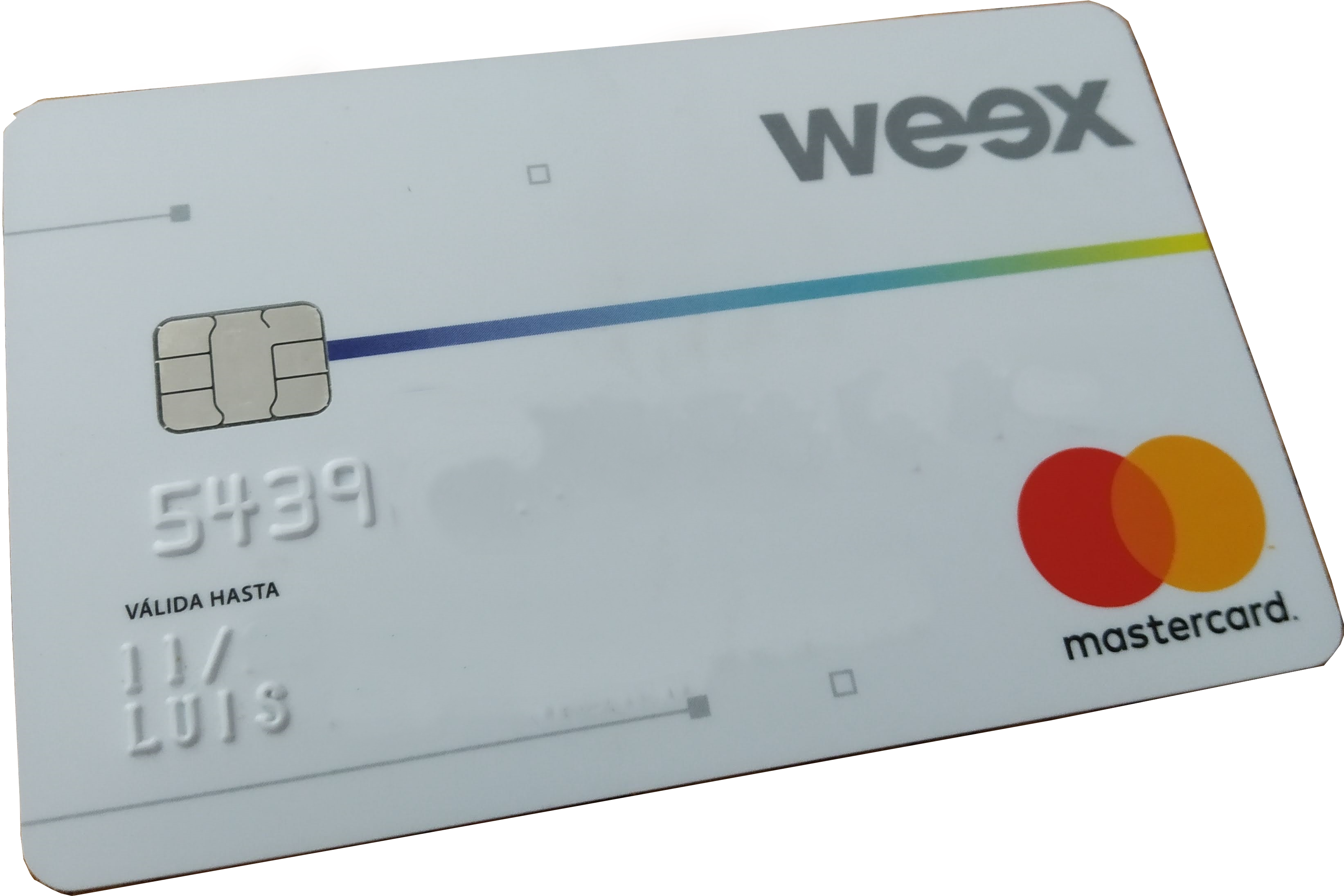 Weex Mastercard Debit Card