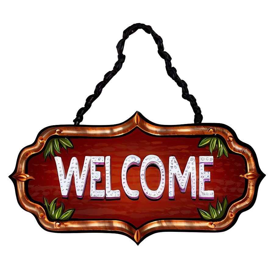 Welcome Sign Png 78