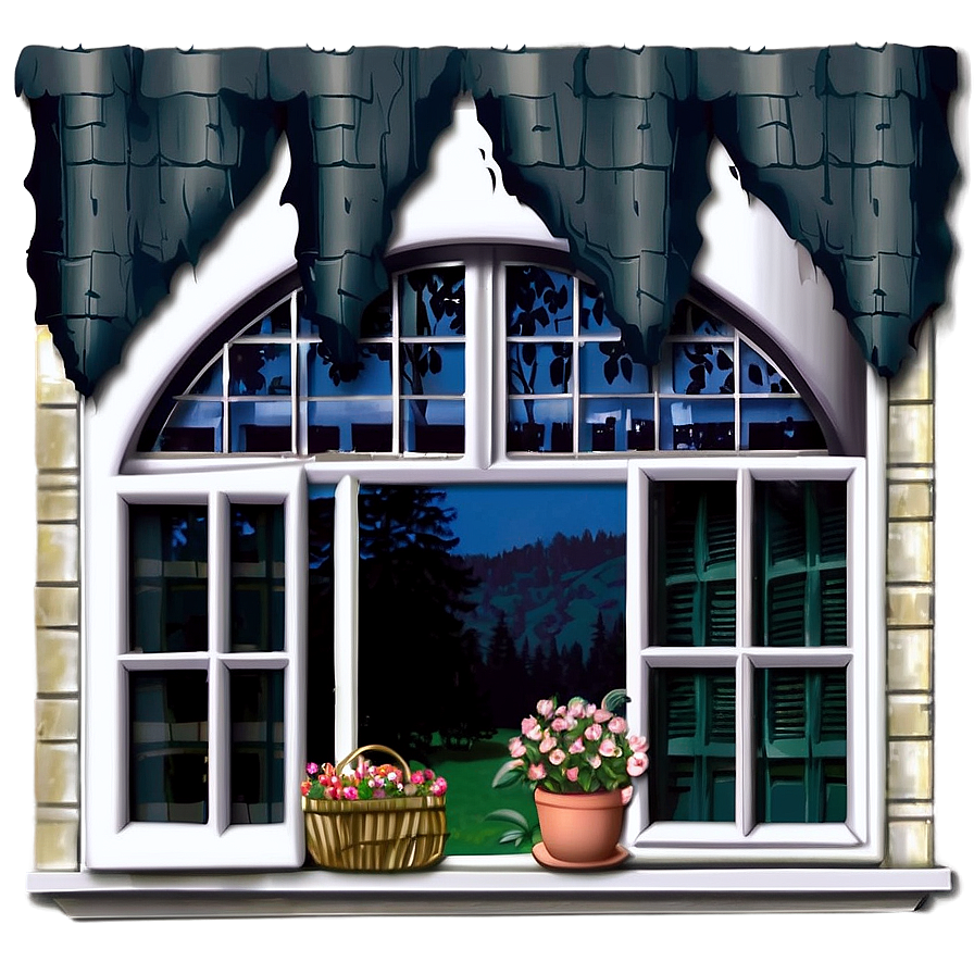 Welcoming Cottage Window Png Ytr