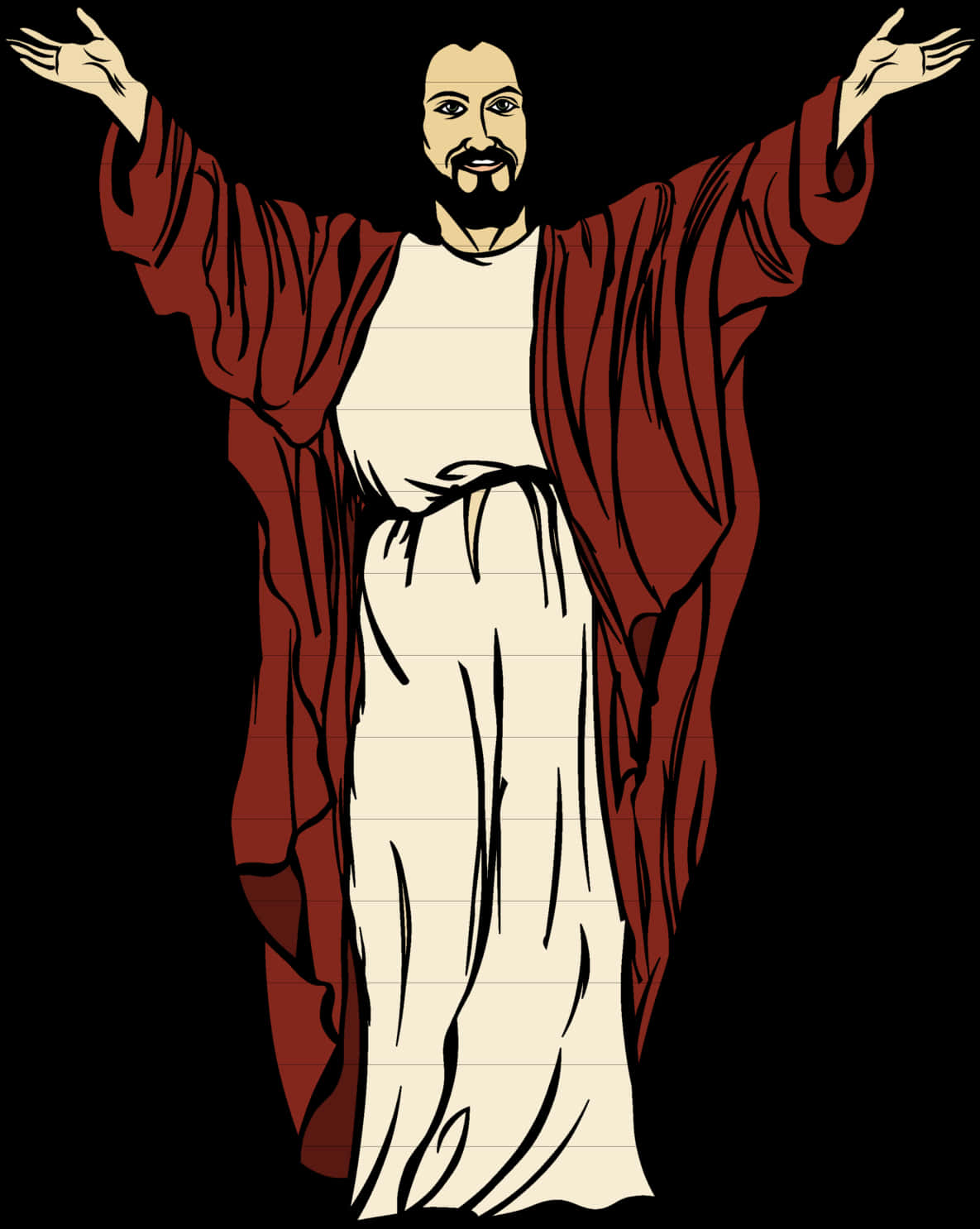 Welcoming Jesus Christ Illustration