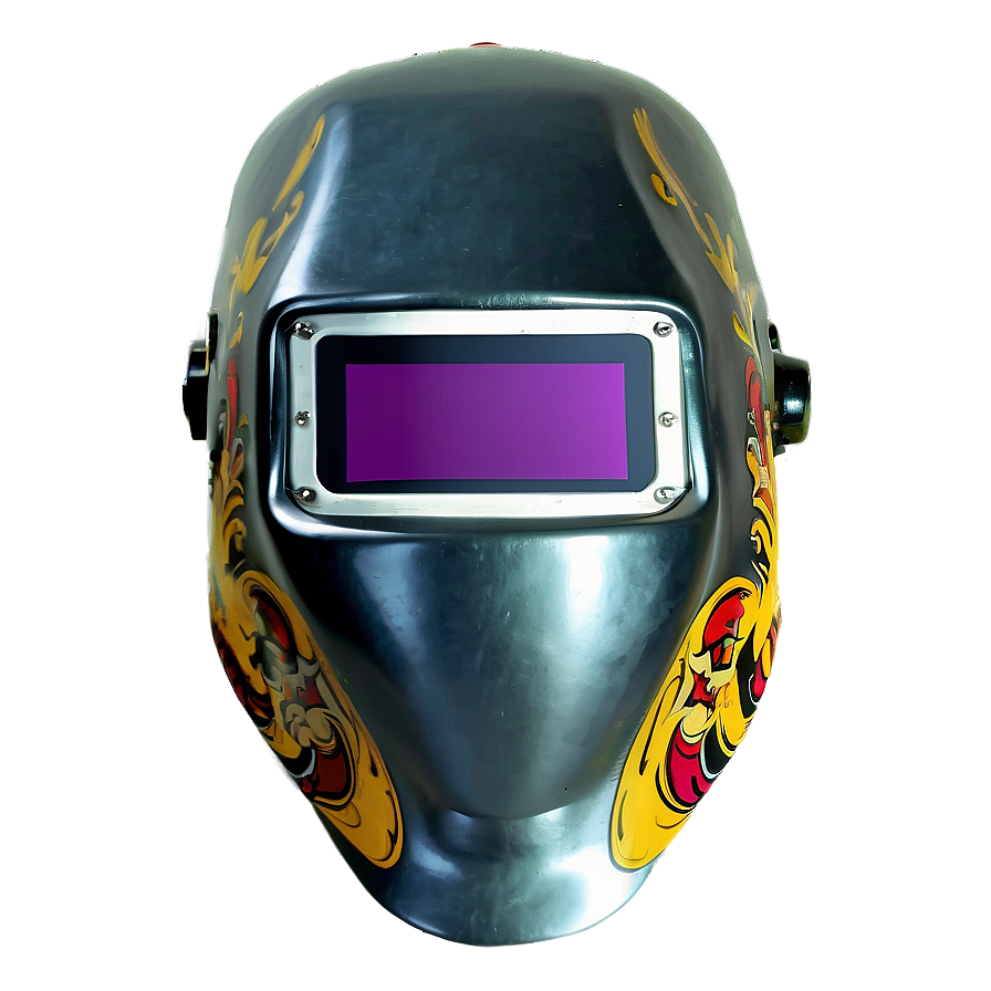 Welding Helmet With Headgear Png 06292024