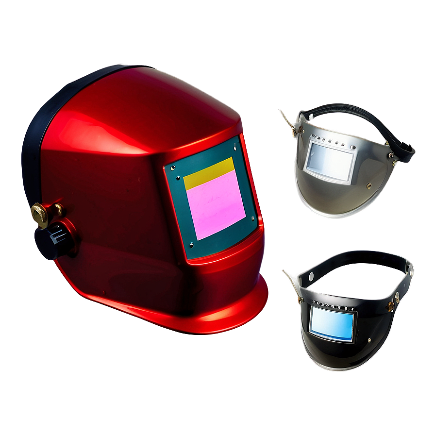 Welding Helmet With Magnifying Lens Png Mmg