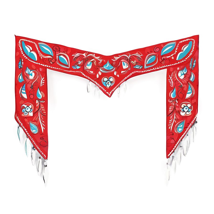 Western Bandana Motif Png Btf22