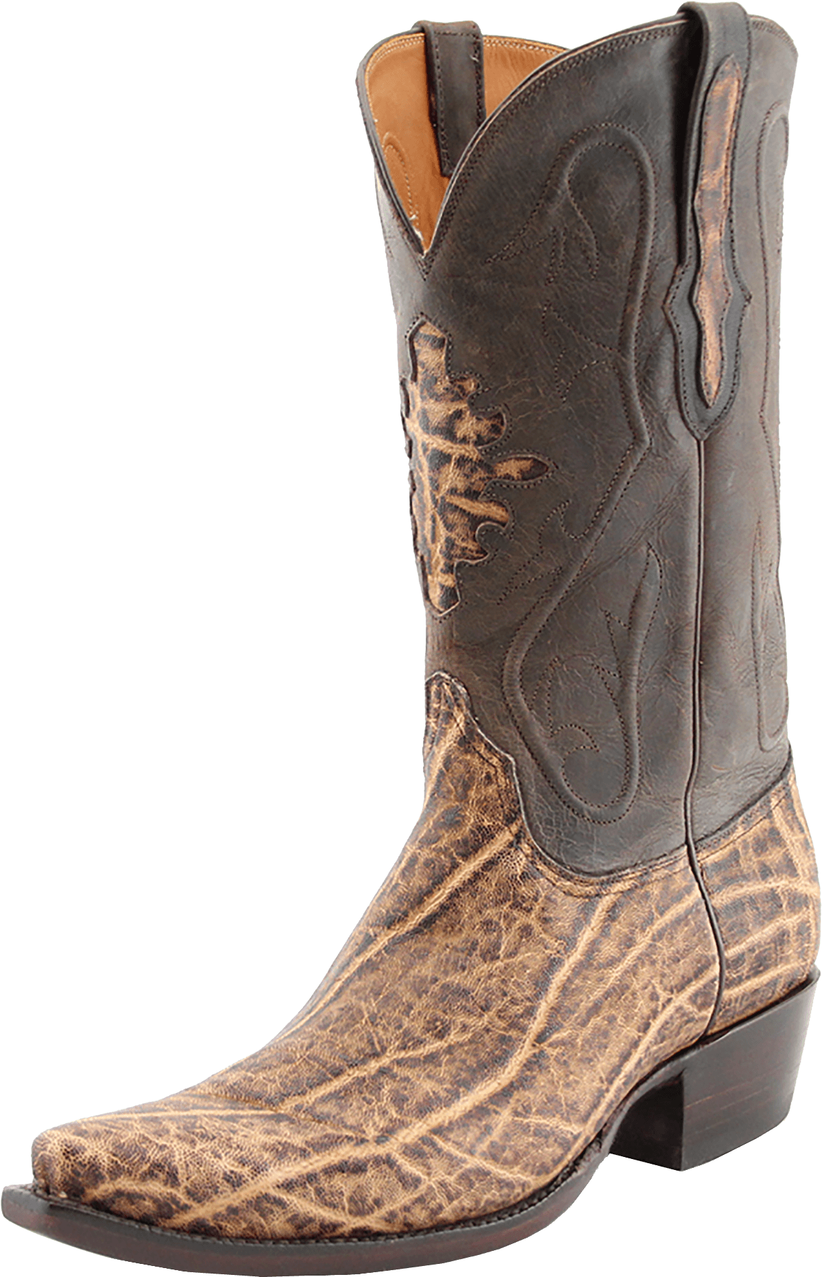 Western Cowboy Boot Brown Leather