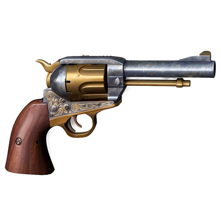 Western Duel Revolver Png Iaa73