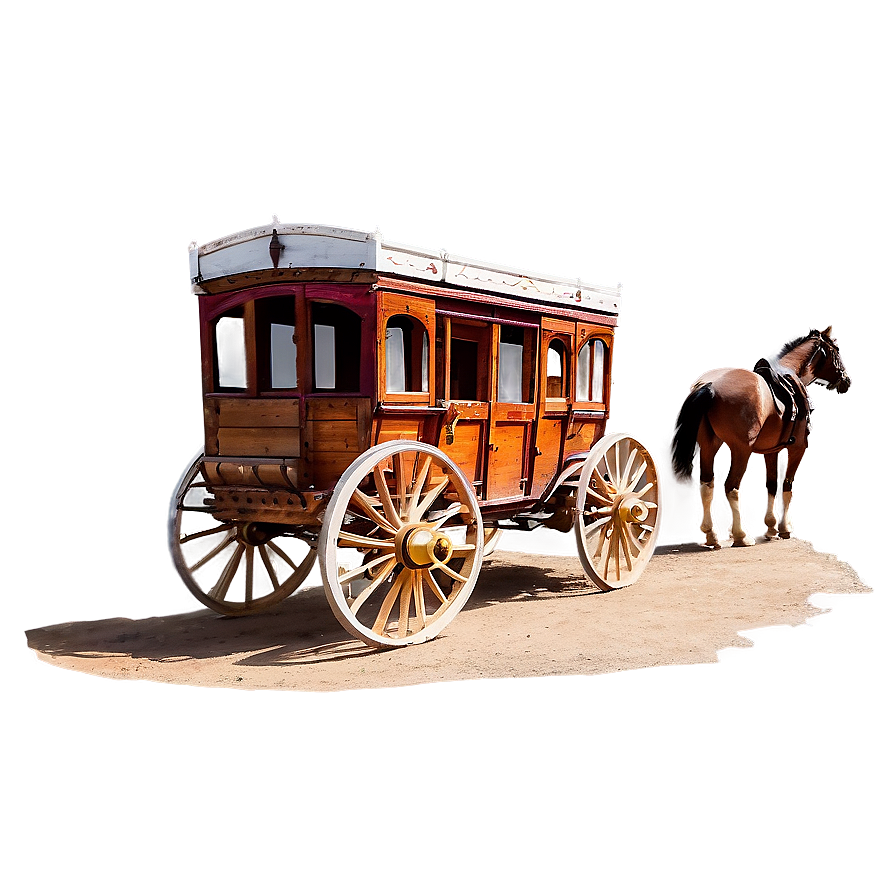 Western Stagecoach Ride Png Eyk24