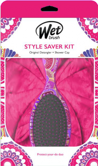 Wet Brush Style Saver Kit Packaging