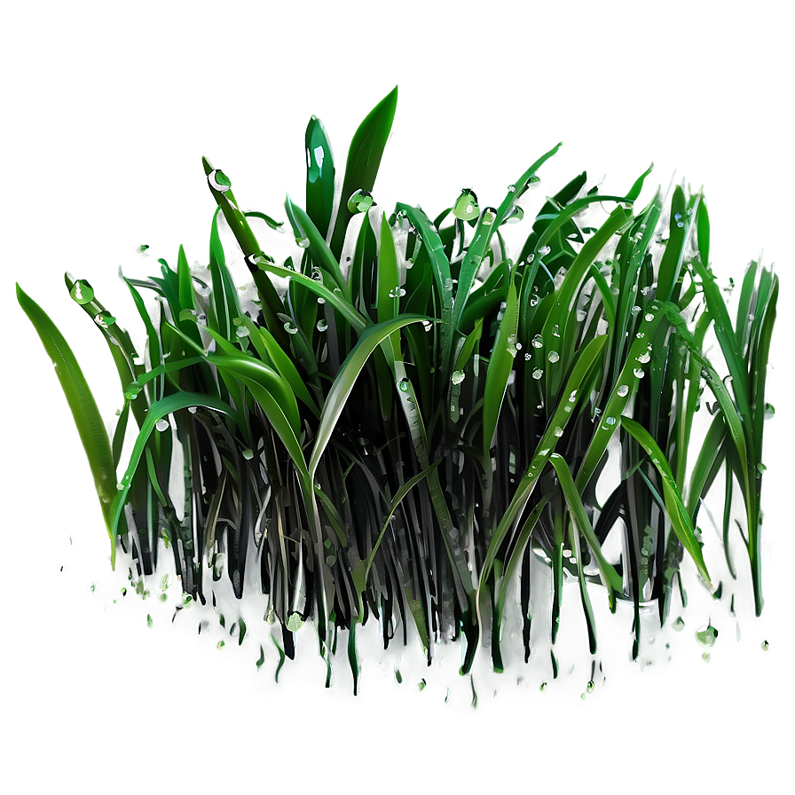 Wet Dew Grass Png 06242024