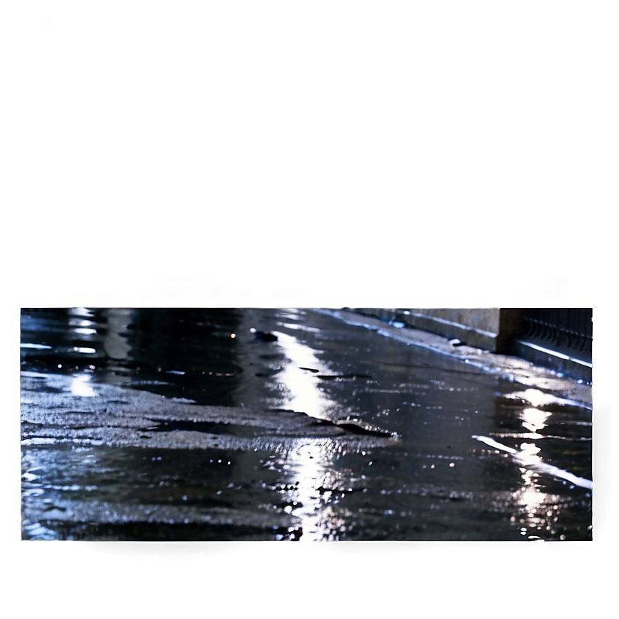 Wet Street Reflections Png Tox15