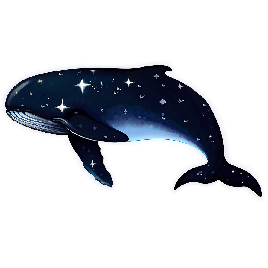 Whale And Stars Png Mdm