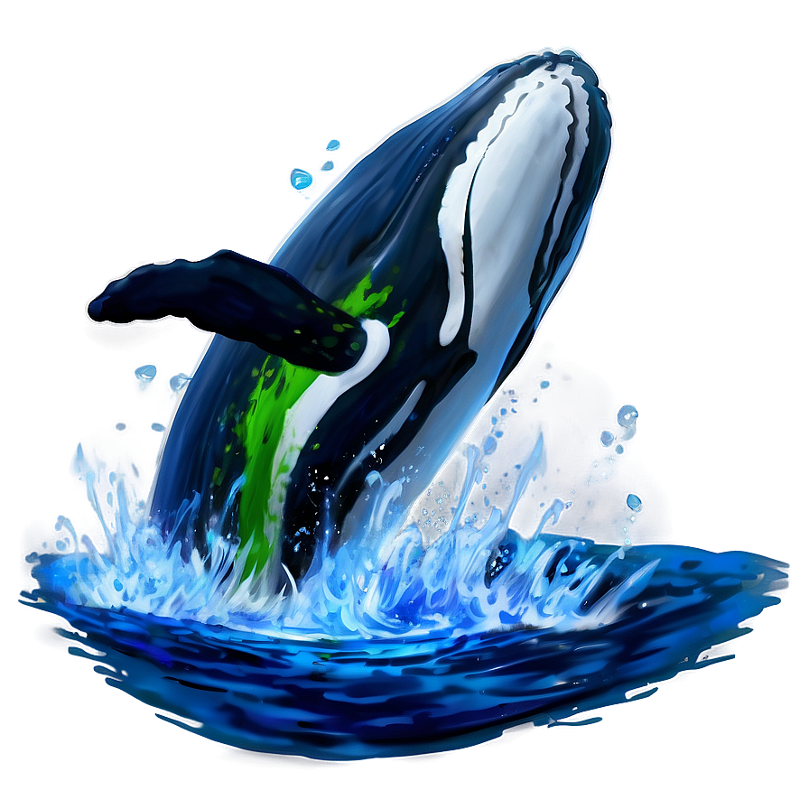 Whale Splash Png 86