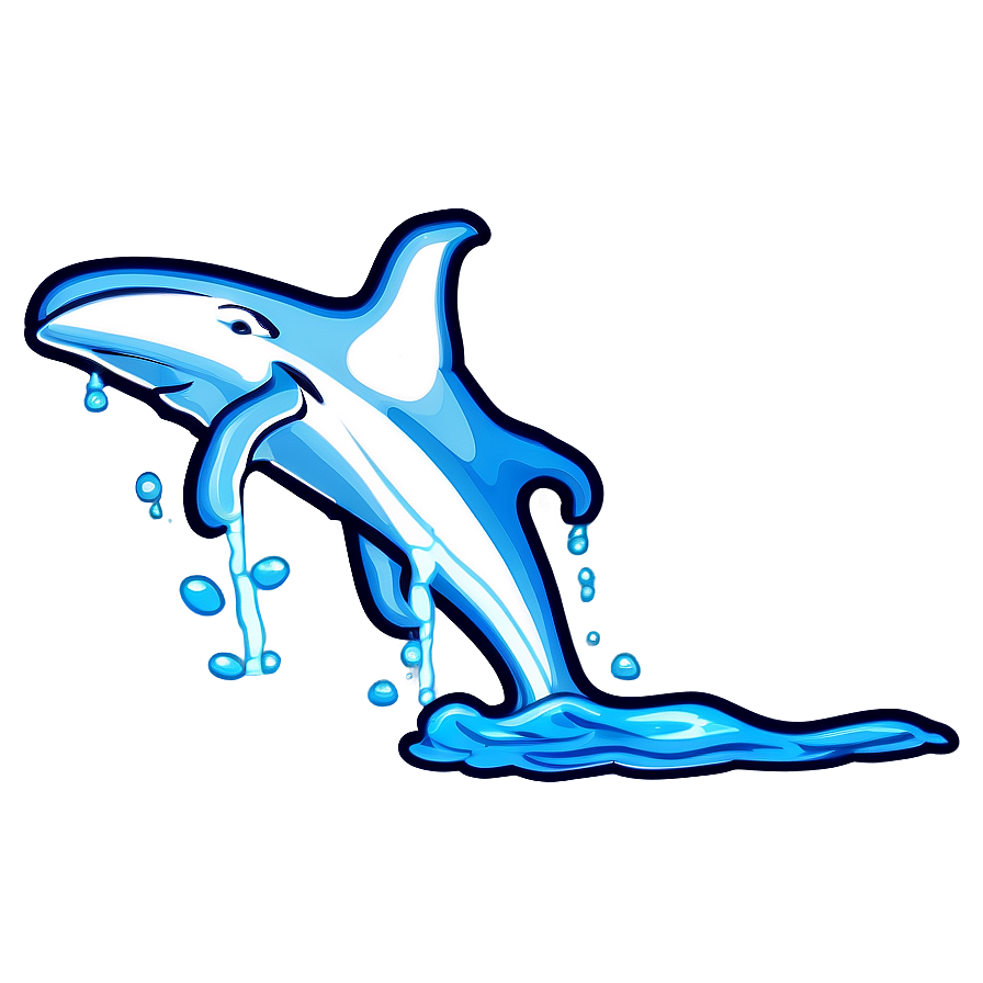 Whale With Water Spout Png 72