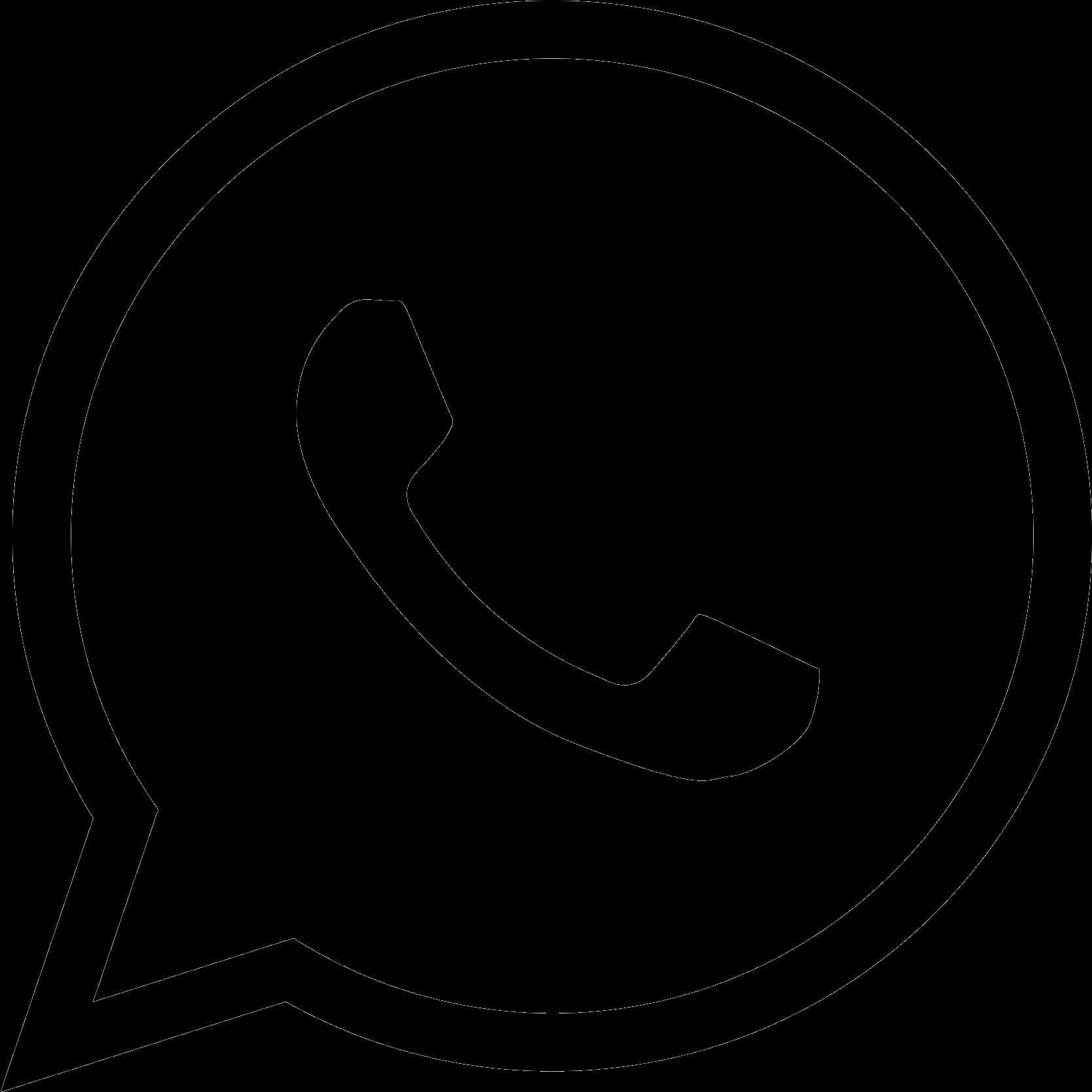 Whats App Logo Outline