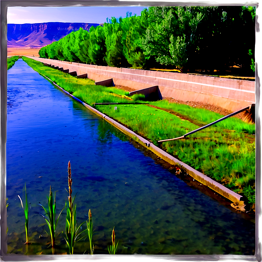 Wheatland Wyoming Irrigation Canal Png Emu47