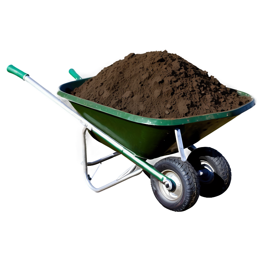 Wheelbarrow Full Of Soil Png 17