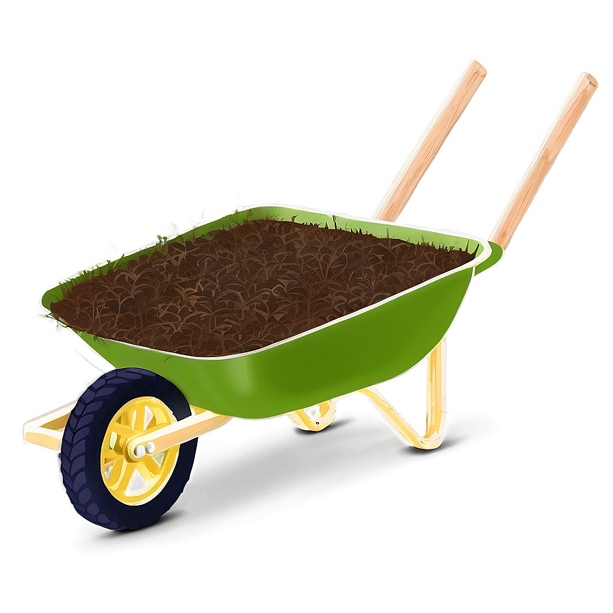 Wheelbarrow On Grass Png Jbm