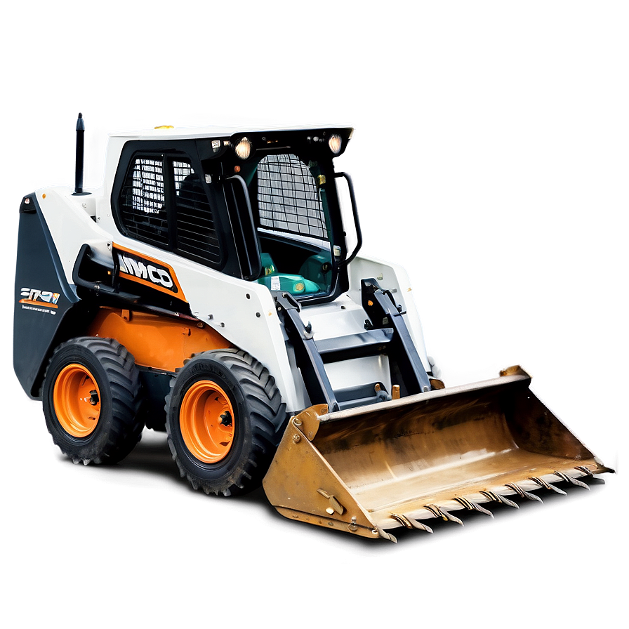 Wheeled Skid Steer Loader Png 8