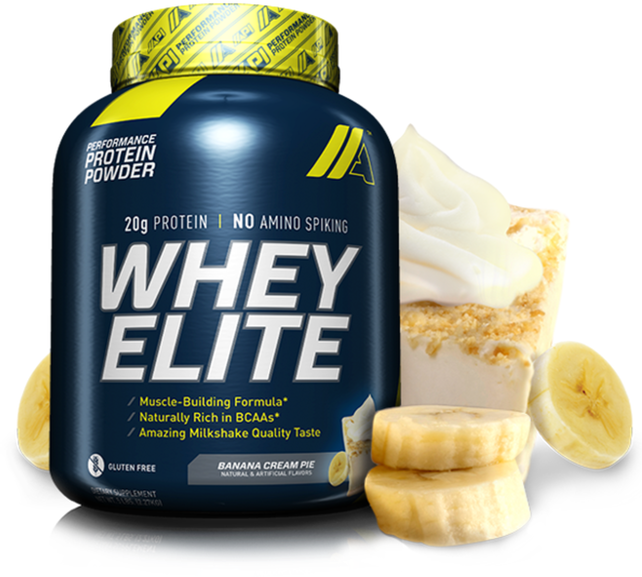 Whey Protein Powder Banana Cream Pie Flavor