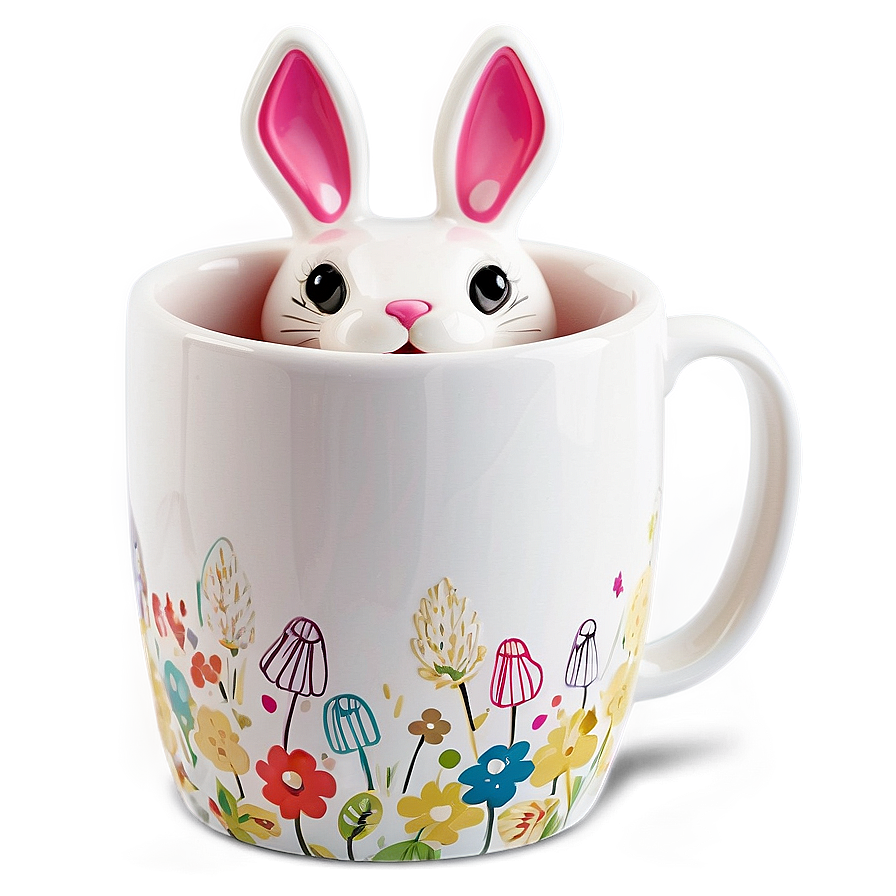 Whimsical Bunny Mug Png Ahe