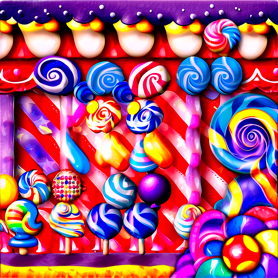 Whimsical Candyland Background Png Vkc7