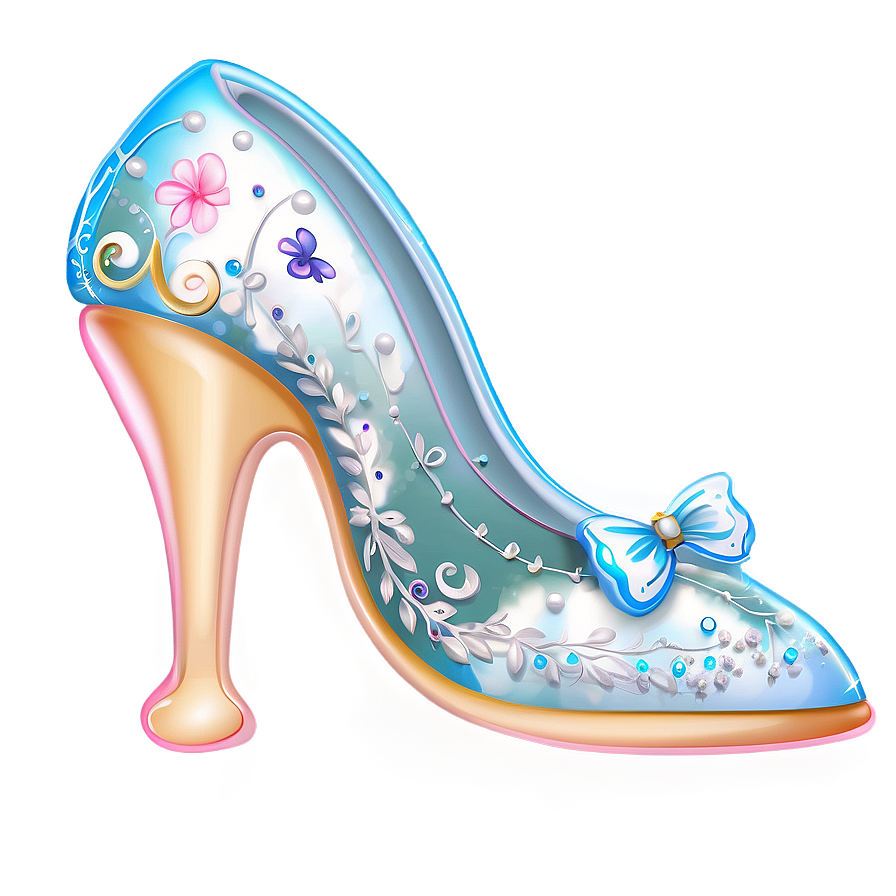 Whimsical Cinderella Slipper Png 06292024