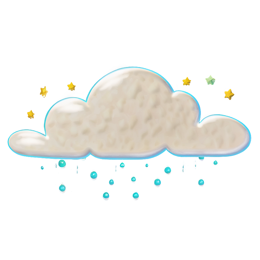 Whimsical Cloud Art Png Ojj