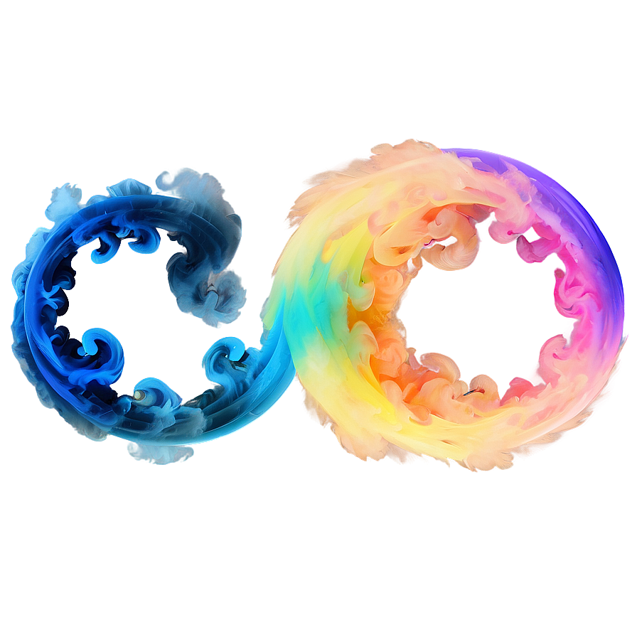 Whimsical Color Smoke Spiral Png 13