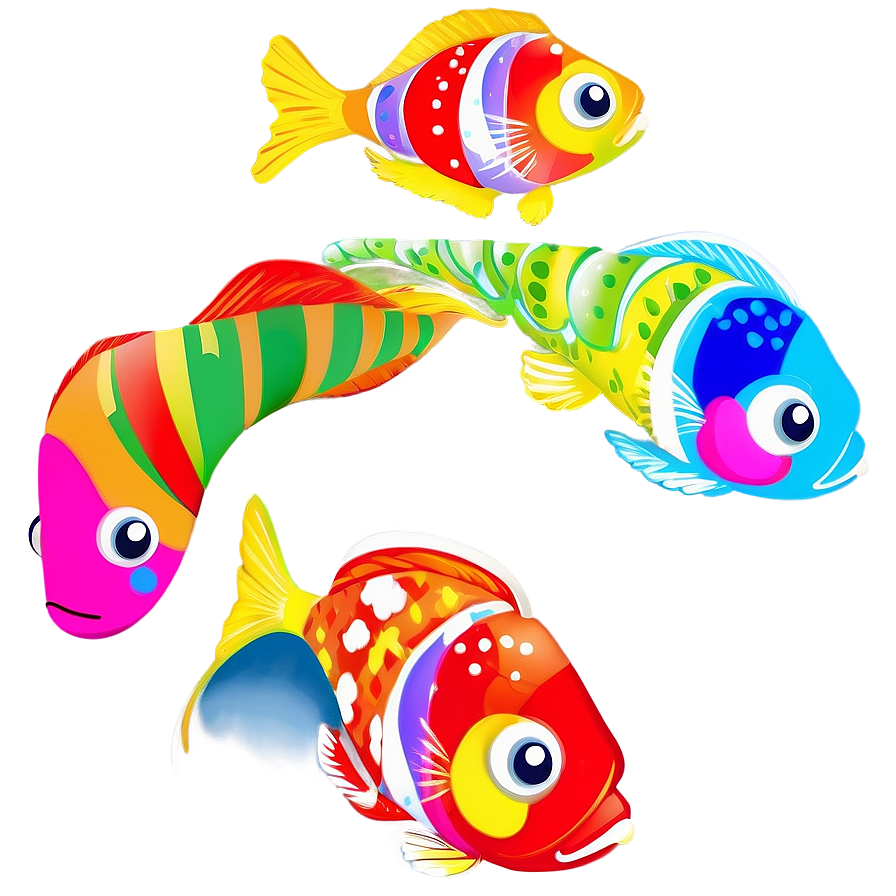 Whimsical Cute Fish Png 69